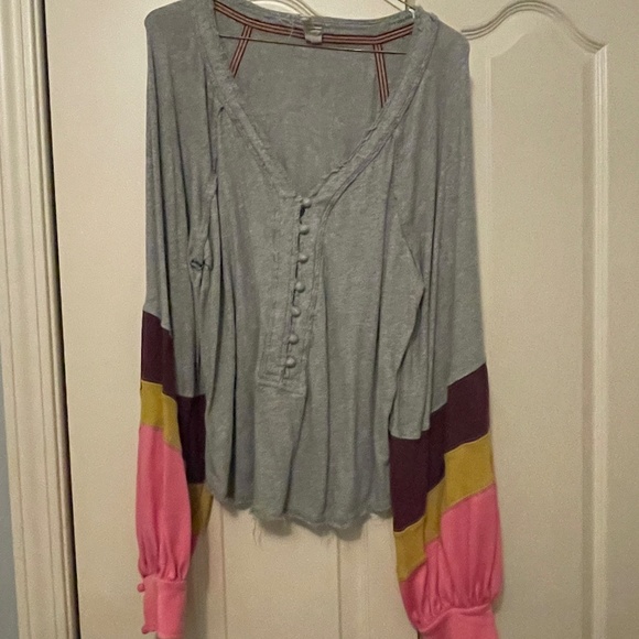 Free People Long Sleeve Shirt - Picture 1 of 2